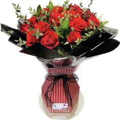 Luxury 24 Red Roses Bouquet