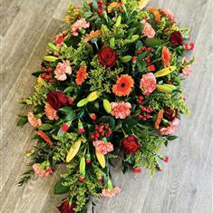 Autumnal Casket Spray