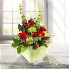 Lime &amp; Red Bouquet