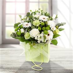 Lime &amp; White Bouquet