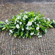 white and green spray