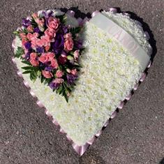 Pink and purple heart 