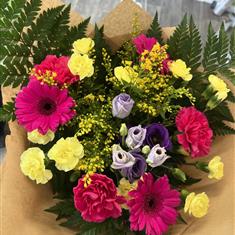 Florist Choice Handtied Bouquet out of water 
