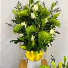 Green and Yellow in a jug