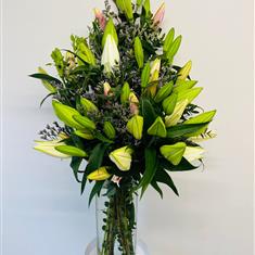 Pink Lilly Vase 