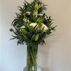 Blue &amp; White Vase Display