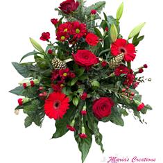 Rocking around the christmas arrangement