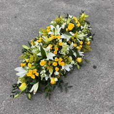 Yellow &amp; White Spray